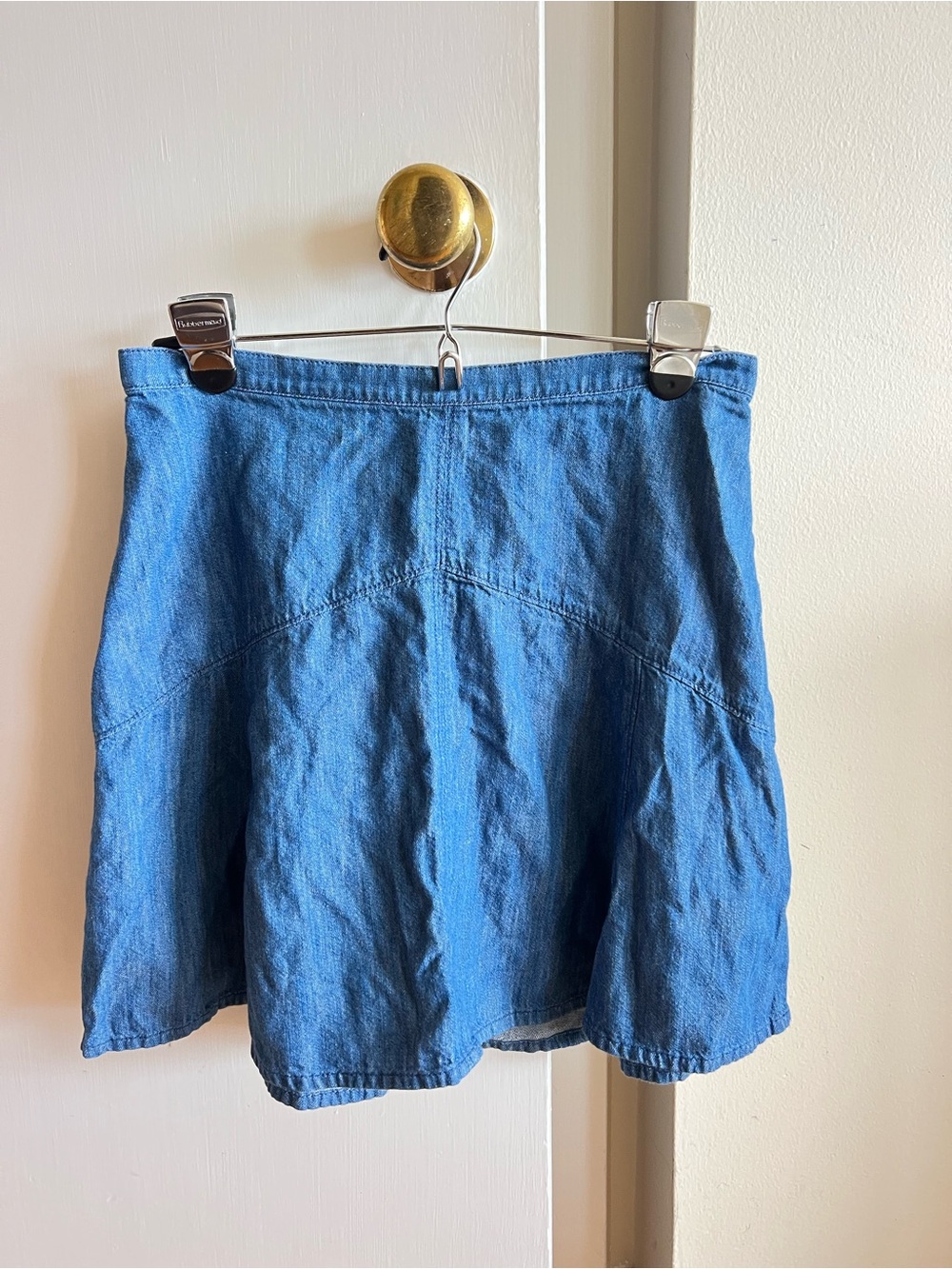 Madewell Chambray sz 4 Blue Denim A-Line Women's Skirt